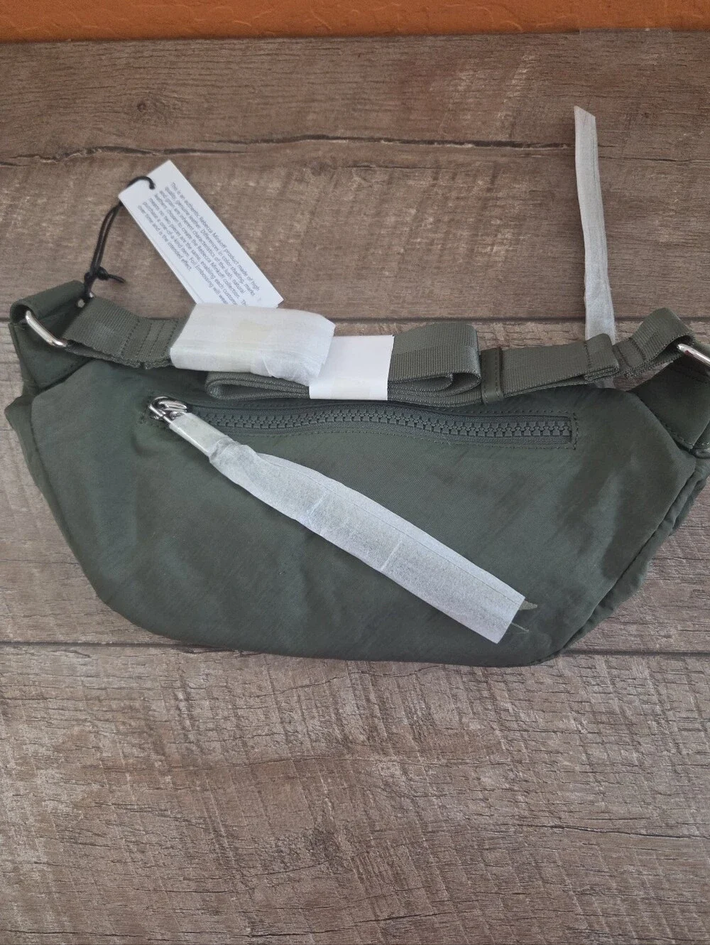 Rebecca Minkoff Nylon Crossbody Belt Bag In Olive Green